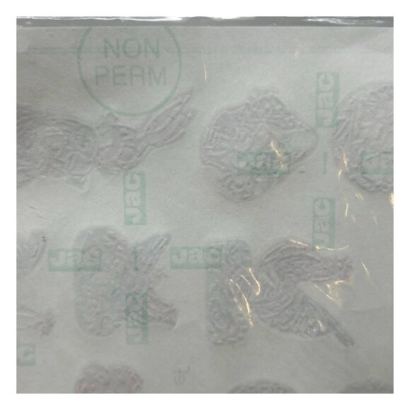 Vintage German Stickers Scrapbook Easter Bunny Hen EF Art No. 8073 Glanzbilder - Picture 10 of 10